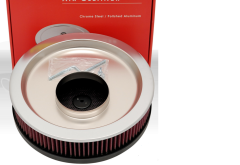 Luftfilter K&N Style - Aircleaner K&N Style  350mm Rot